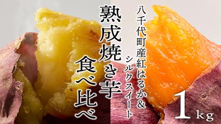 【 先行予約 2025年1月以降発送 】 oimo_tokyo 熟成 焼き芋 八千代町産 人気 2種 食べ比べ セット ( 紅はるか ＆ シルクスイート ）4本～5本 冷蔵 冷やし やきいも 食物繊維 さつまいも 美容 健康 スイーツ おやつ 小分け 茨城県産 [BY003ya]