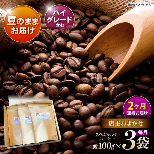 [2回定期便]自家焙煎ハイグレードコーヒーを含むおまかせセット(豆のまま) / ハイグレードコーヒー ブレンド コーヒー 豆 / 諫早市 / R and R coffee labo [AHCJ038]