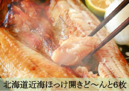 【FN】北海道近海ほっけ開きど～んと６枚