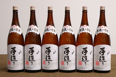 ふじの井 本醸造 手造り 1.8L×6本　【 新潟県 新発田市 ふじの井酒造 日本酒 本醸造 1,800ml 1.8L 一升瓶 6本 セット E67 】 