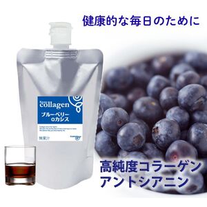 コラーゲンドリンク ブルーベリー+カシス 1本(約1ヶ月分) ※着日指定不可