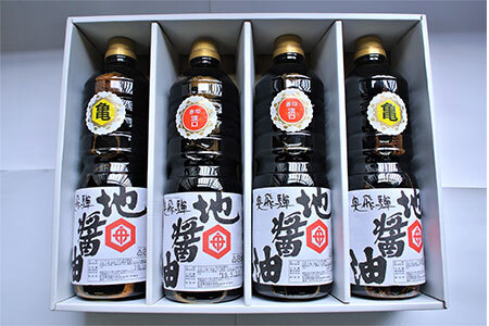 地の香り（醤油セット）１リットル×４本セット［CL001］