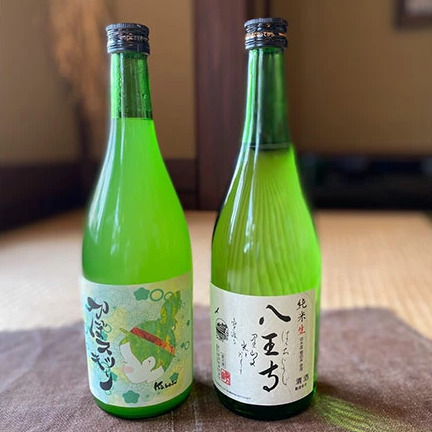 浪乃音83(純米酒[八王寺]、和のリキュール[浪乃音かぼスッキリ]のセット) 日本酒