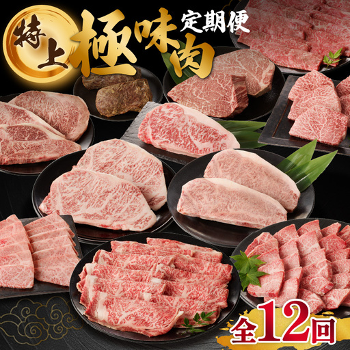 [特上]佐賀牛 定期便(12回)/ 牛肉 定期便 [Z008]
