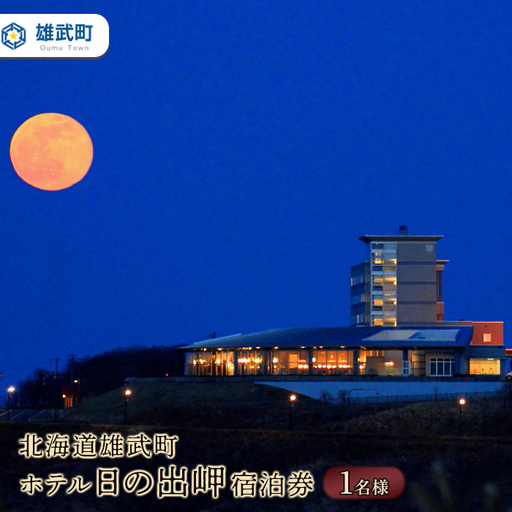 北海道雄武町ホテル日の出岬宿泊券（1名様）【0610502】