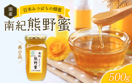 希少ハチミツ 南紀熊野蜜 500g / 古座川流域で採取した日本みつばちのはちみつ 南紀熊野蜜C はちみつ 国産 日本ミツバチ 【tkd202】