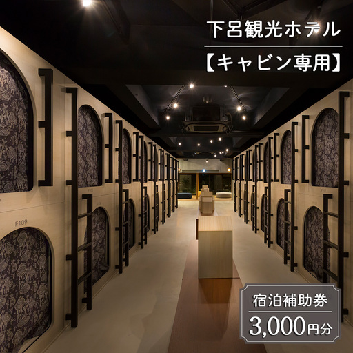 下呂温泉【下呂観光ホテル・キャビン専用】  宿泊補助券（3,000円分）【a013-4】