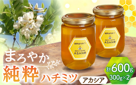純粋ハチミツ アカシア 300g×2 瑞浪市 / honey shop Bee farm asano 蜂蜜 はちみつ [AZBT001]