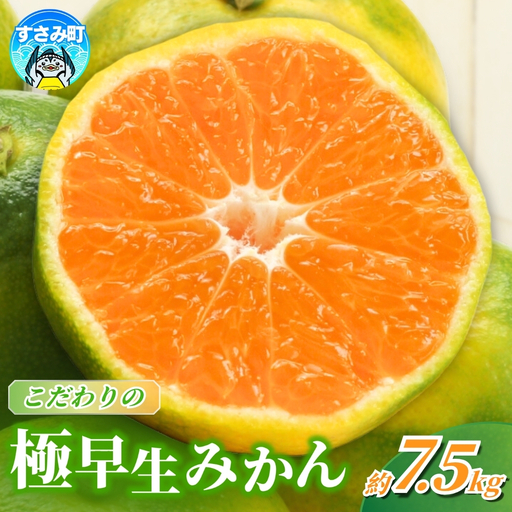 みかん 7.5kg ※サイズ混合 ※2026年9月以降発送 極早生みかん【nuk136E】