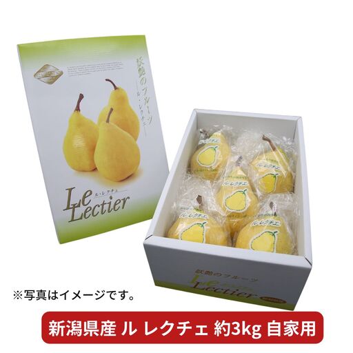先行予約 ル レクチェ 自家用 3kg 訳あり 新潟県 洋梨  [岩福農園]