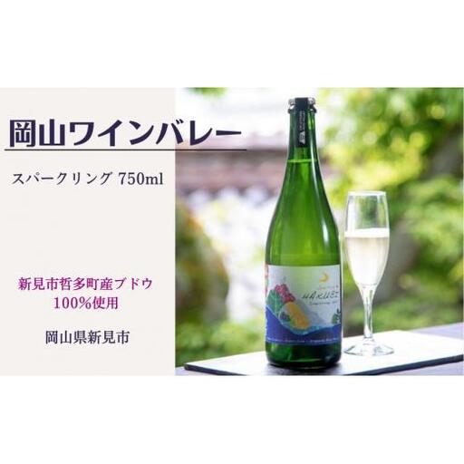 岡山ワインバレーのSparklingHAKUBI（スパークリング白ワイン・辛口）東京ワイナリー醸造