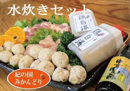 紀の国みかんどり 鶏 水炊き【鶏鍋 鶏すき 鍋セット】_DO6003n
