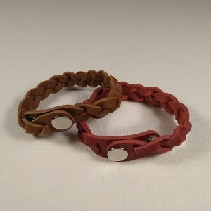 色が選べる本革ブレスレット2点セット[CAFE&LEATHERDii]