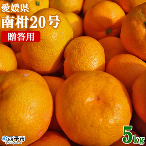 愛媛県西予市産 温州みかん (南柑20号) 贈答用５kg ADM0004