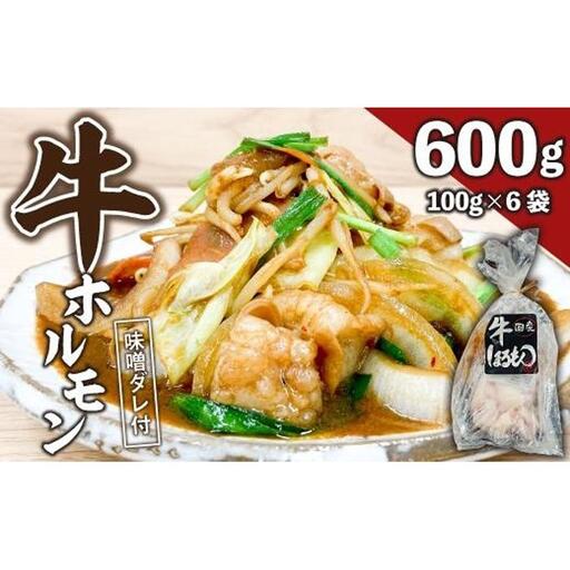 【ビールがすすむ】牛ホルモン（味噌だれ）6パック お肉の旨み弾力  おつまみ