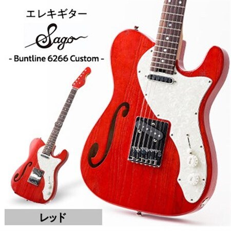 【エレキギター】Sago concept Model Buntline 6266 Red【1302067】