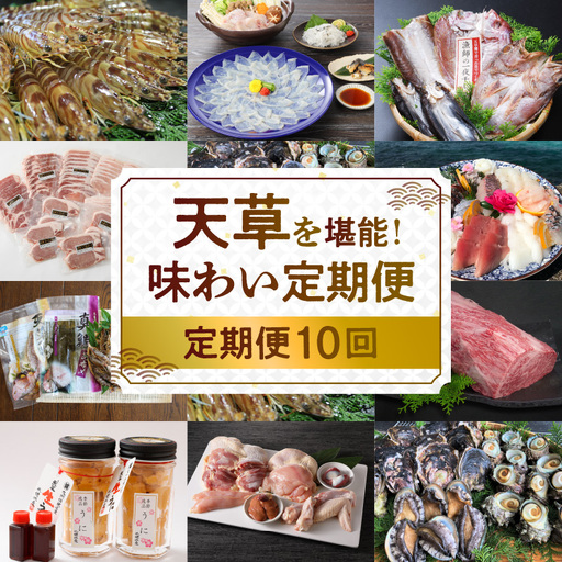 S999-T10_【定期便10回】天草を堪能！味わい定期