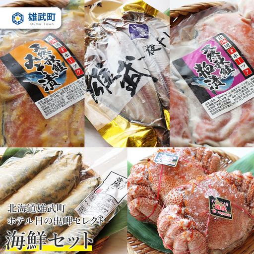 北海道雄武町ホテル日の出岬セレクト海鮮セット【0610101】