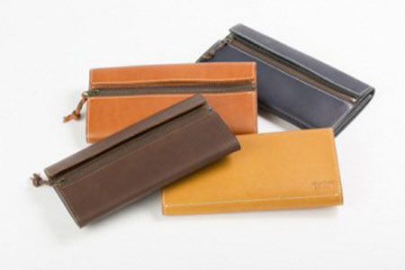 tanikoオリジナル 財布（紺）【Taniko leather】 革 革製品 長財布 財布 ギフト 北海道 [AXAP007] 96000 96000円