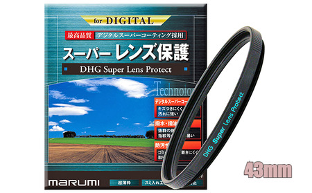 DHG　Superレンズプロテクト　43mm 雑貨 日用品 刻印 限定 写真 撮影用 カメラ ビデオ 保護 フィルター 撥水 防汚 