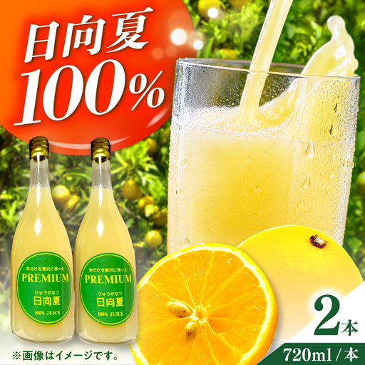 日向夏 ストレートジュース （720ml×2本）長与町/溝上農園  [EBY001]  日向夏 ひゅうがなつ ジュース オレンジジュース 果汁 100％ 国産 飲料 みかん ミカン 柑橘 先行予約