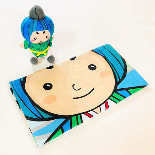 みづまろくん「ミニぬいぐるみ+手ぬぐい」 / ご当地キャラクター ご当地 キャラ マスコットキャラクター マスコット ゆるキャラ キャラクターグッズ オリジナル 応援 地域応援 かわいい 可愛い 癒し 癒やし みづまろくん 大阪府 No.105