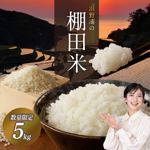 浜野浦の棚田米 5kg /コシヒカリ 米[B123]
