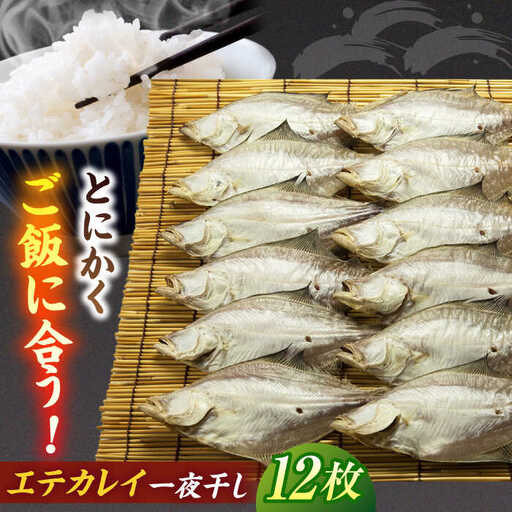 干物 ほかほかのご飯にぴったり！恵曇エテカレイ一夜干しセット×12尾 島根県松江市/有限会社丸三商店 [ALCP003] 干物 干物