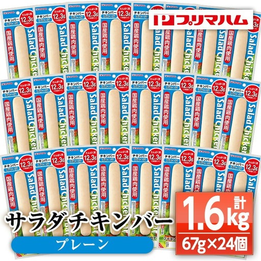 サラダチキンバー（プレーン） 24本 サラダチキン 【00-009-05】