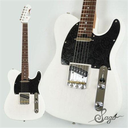 [国産エレキギター]Sago Classic Style T flower PG