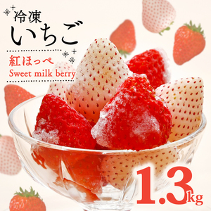 苺 紅白 冷凍いちご 1.3kg いちご 苺 [畠農宝]