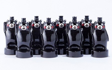 球磨焼酎 くまモン陶器 360ml 8本