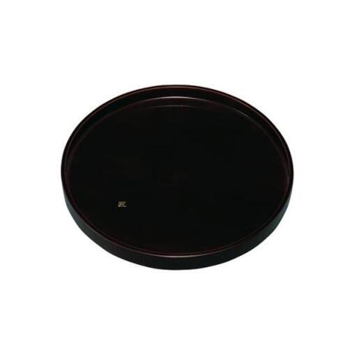木製丸盆 30cm 溜 匠【YG396】