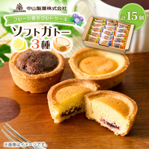 中山製菓のソフトガトー15個入_菓子・スイーツ 焼き菓子  _【1328614】