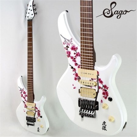 [エレキギター]Sago 虎徹 桜[桜村眞氏本人同仕様]