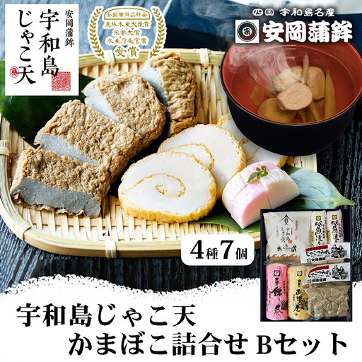 蒲鉾 じゃこ天 揚巻 詰合せB 4種 安岡蒲鉾店 C026-020002