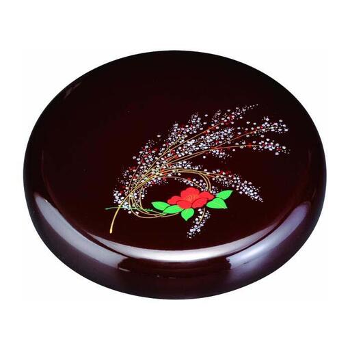 6.0寸 菓子器 溜 雪小町[YG95]