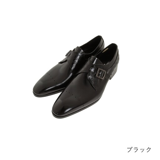 【浅草の靴】クリスチャンカラノ 本革ビジネスシューズ[FH-02](サイズ：25.5cm、カラー：ブラック)_0045-004-T03-1-3