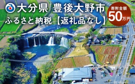 豊後大野市への寄付(返礼品はありません)1口 50万円