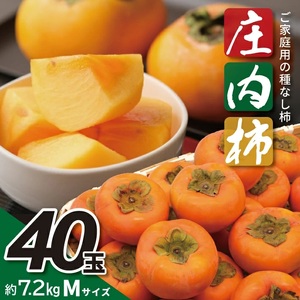 庄内柿 約7.2kg(40玉入) Mサイズ