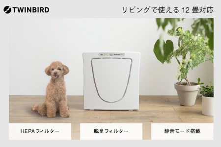 空気清浄機 ファンディファイン ヘパ ホワイト (AC-4238W)