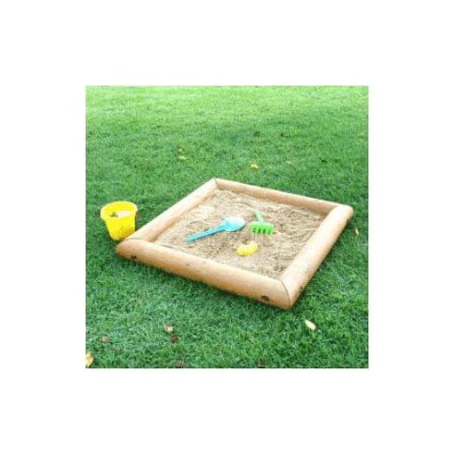 木製 砂場枠[小]100cm×100cm 防腐処理済 国産材 環境配慮 外遊び 屋外 アスレチック 遊具 公園 [色:無塗装、カーキ、ブラウンから選択]ウッドウォームズ 奈良県 下北山村