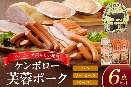 [DLGコンテスト2024金賞受賞] 浜田で生産・加工したケンボロー芙蓉ポーク ハム・ベーコン・ソーセージ詰め合わせ セット 豚肉 肉 ポーク 詰合せ 個包装 贈答 ギフト 冷蔵 芙蓉ポーク[002_1954]