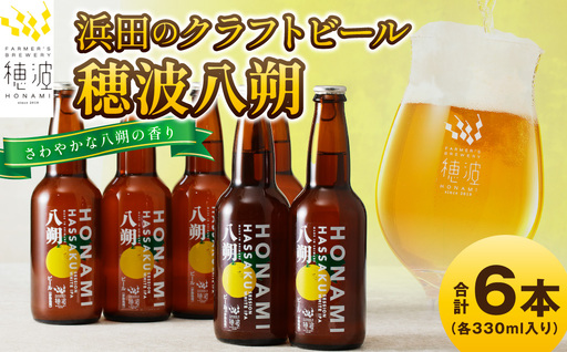 浜田のクラフトビール 穂波八朔 6本セット 酒 ビール クラフトビール ビア 地ビール セット 贈答 化粧箱 ギフト プレゼント [139_1915]