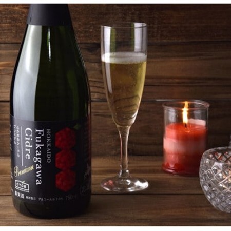 深川産りんご使用果実酒ふかがわシードルプレミアム[甘口 375ml×3本セット]