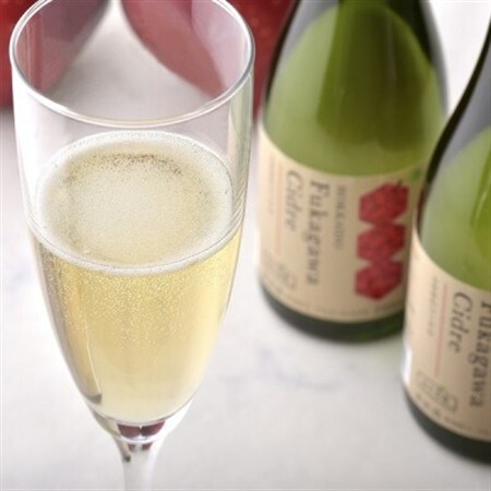 深川産りんご使用果実酒ふかがわシードル[中口 375ml×3本セット]