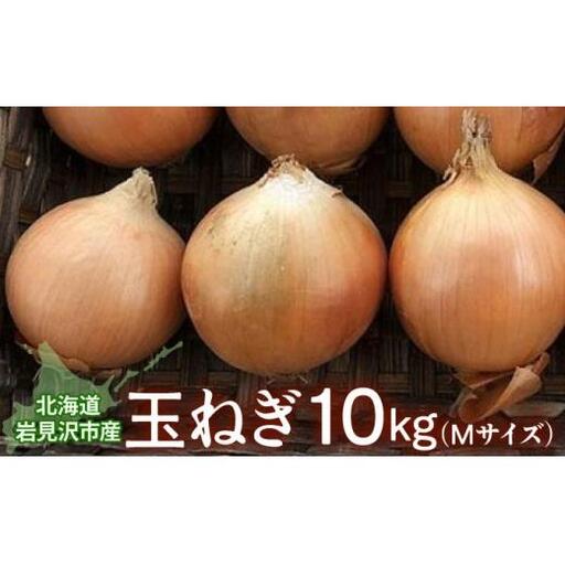 北海道岩見沢市産 玉ねぎMサイズ10kg[09126]