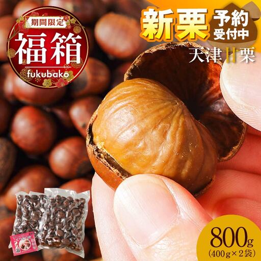 [福箱★2027][先行予約10月下旬〜11月中発送★新栗]この道50年の職人が焼く､やさしい甘みたっぷり!「天津甘栗」800g