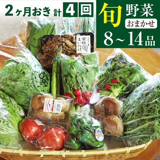 【新】八幡平のふるさと産直箱（大）【2ヶ月おき／計4回】 ／ あすぴーて おまかせ 野菜 新鮮 野菜詰合せ 季節の野菜 旬の野菜 産地直送