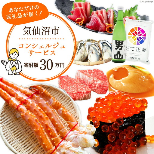 [あなただけの返礼品が届く] コンシェルジュ サービス 寄附金額 30万円 オーダーメイド プラン